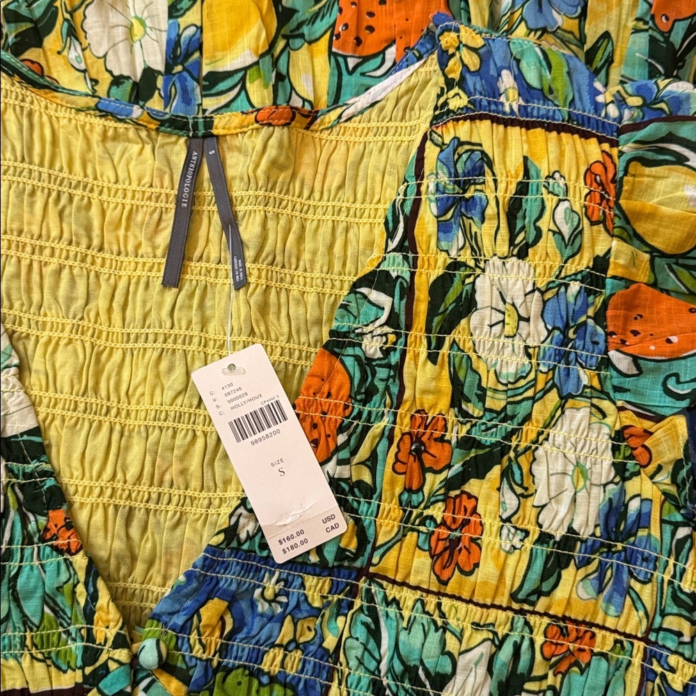 NWT Size S - Anthropologie The Peregrine Midi Dress 100% Cotton (NWT US$ 160) - Picture 9 of 16